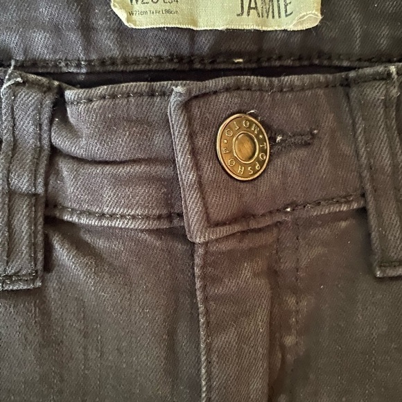 Top Shop Motto. Black High Rise jeans. Slim fit. 28. - Picture 6 of 8
